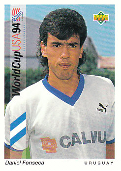 Daniel Fonseca Uruguay Upper Deck World Cup 1994 Preview Eng/Ger #182